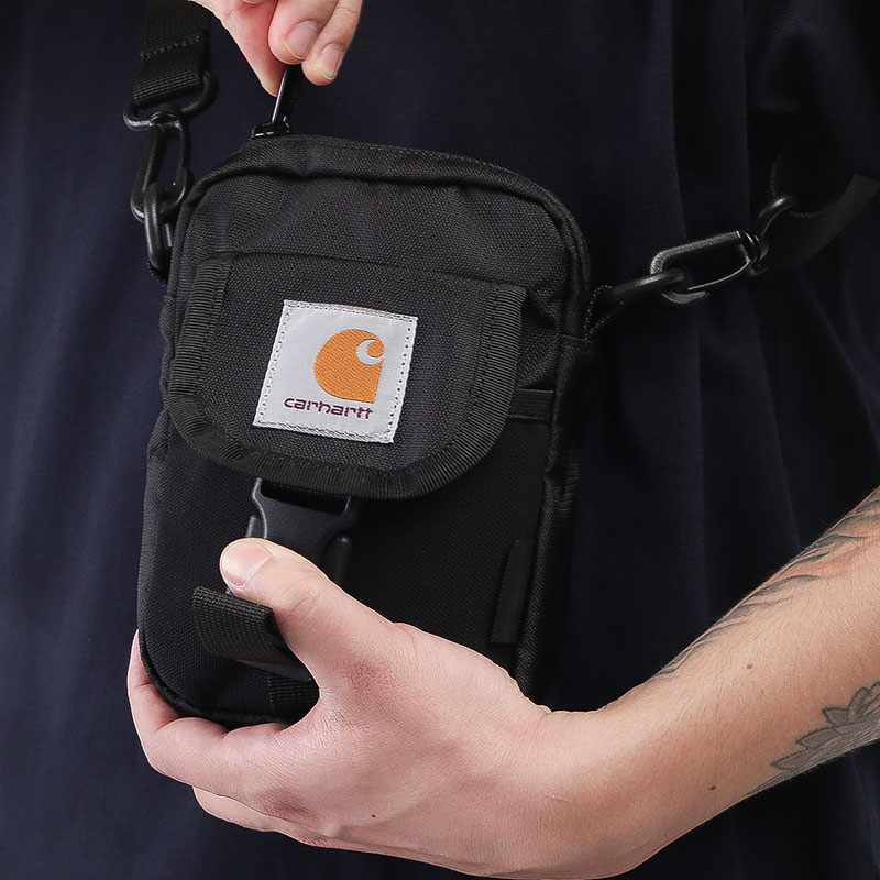  черная сумка Carhartt WIP Delta Shoulder Pouch I028153-black - цена, описание, фото 3